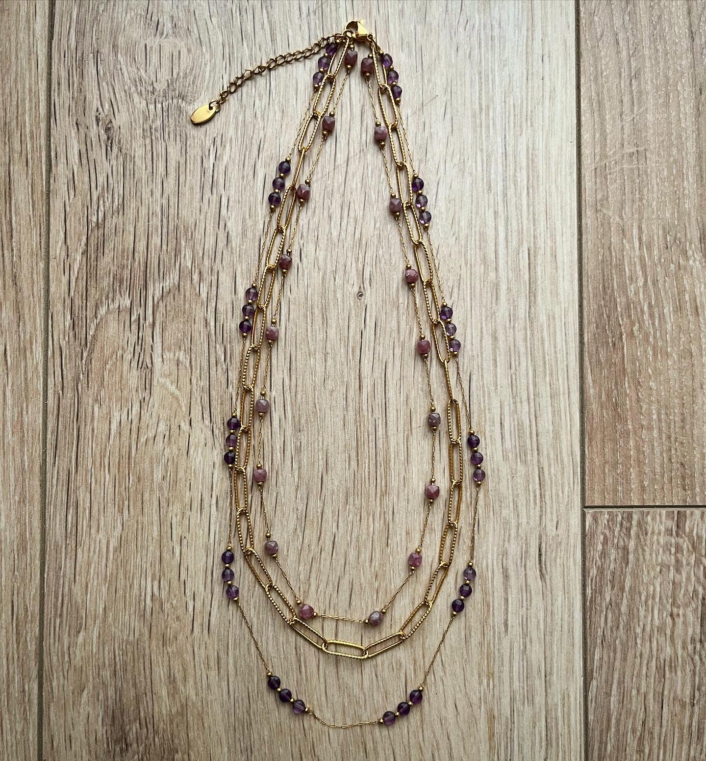 Collier trinité divine 💜
