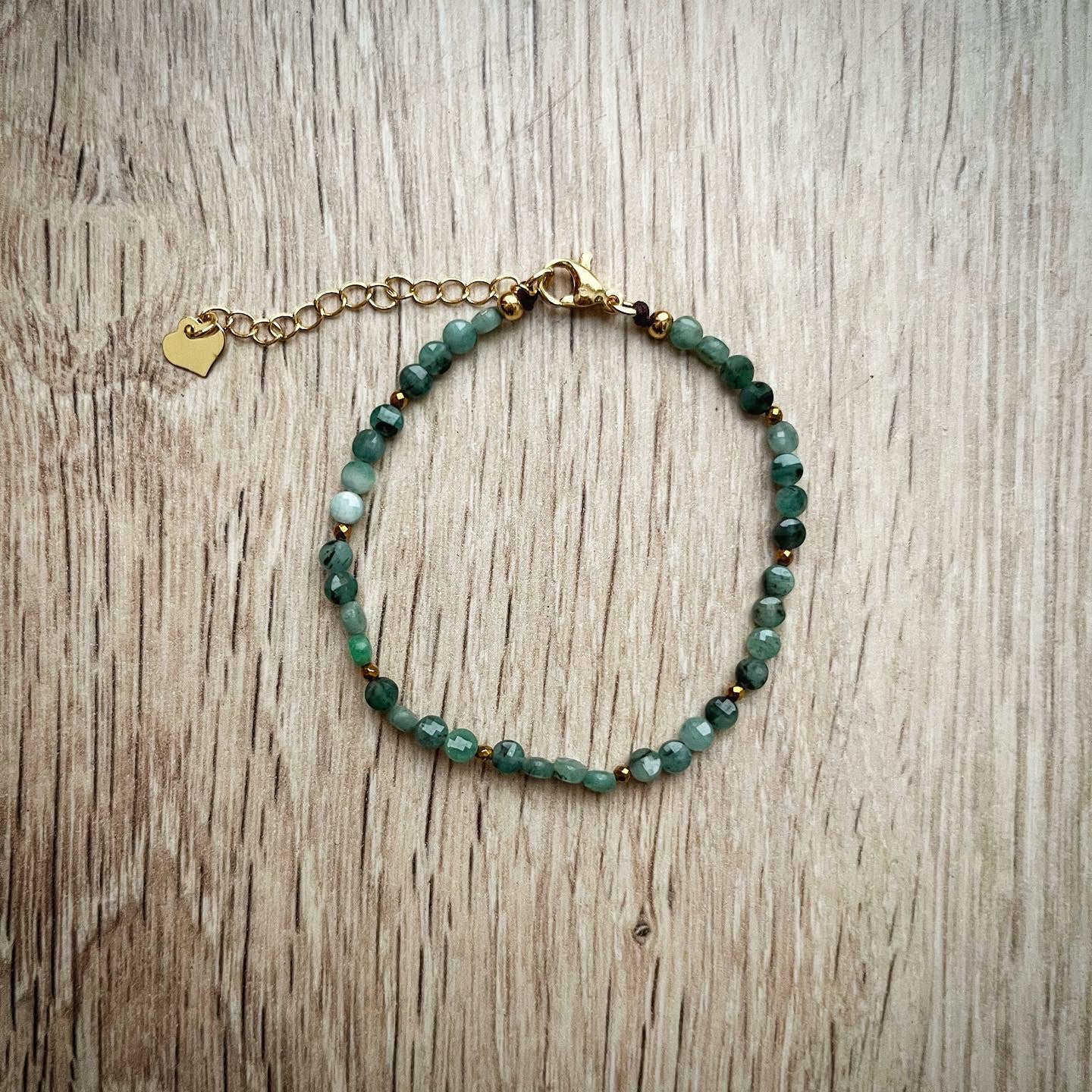 Bracelet licorne d’automne en émeraude 🦄💚