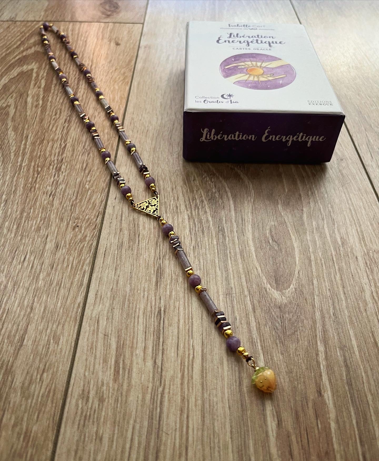 collier Libération énergétique 🌸💜