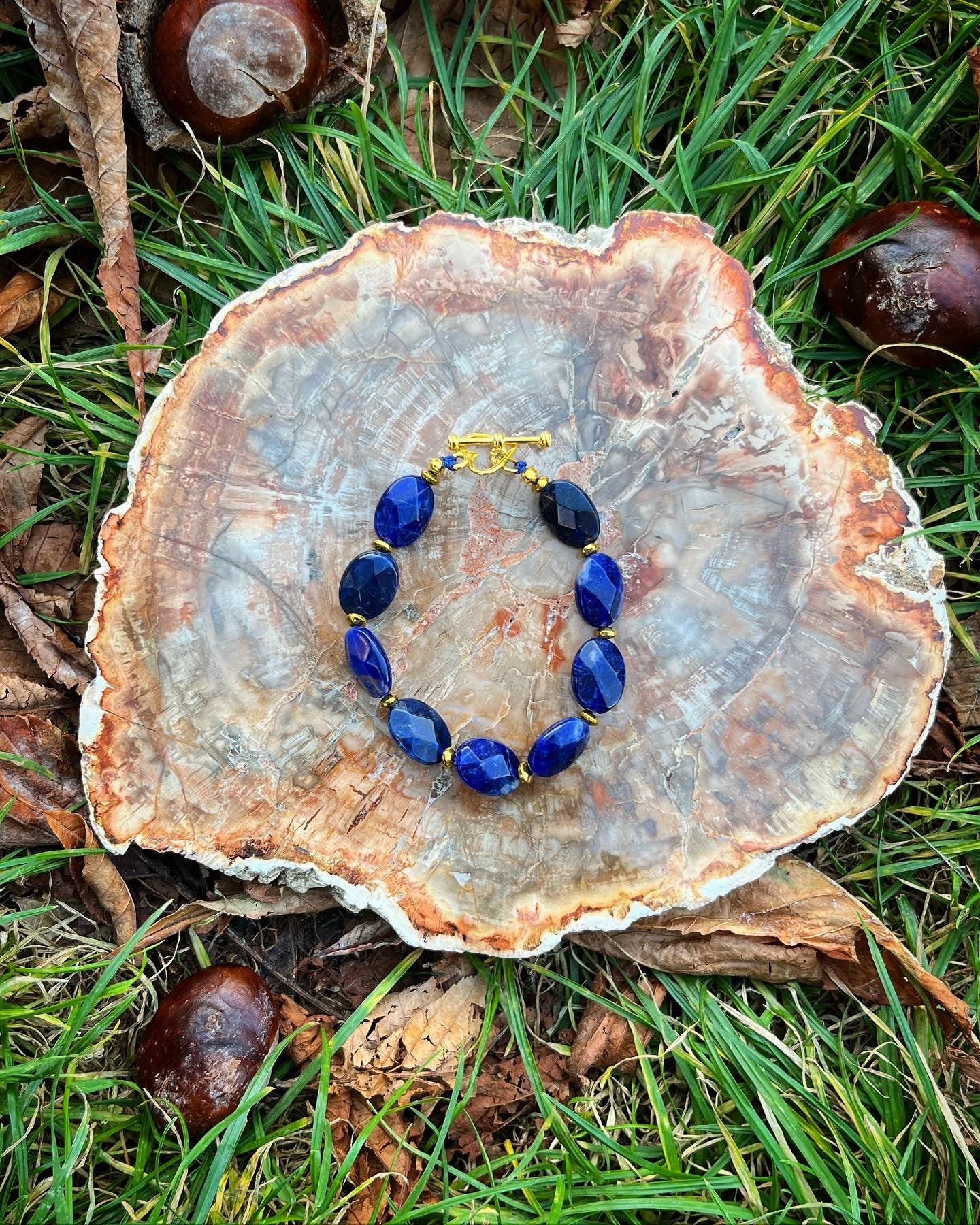 Bracelet tout est fĂ©erique en sodalite đâš