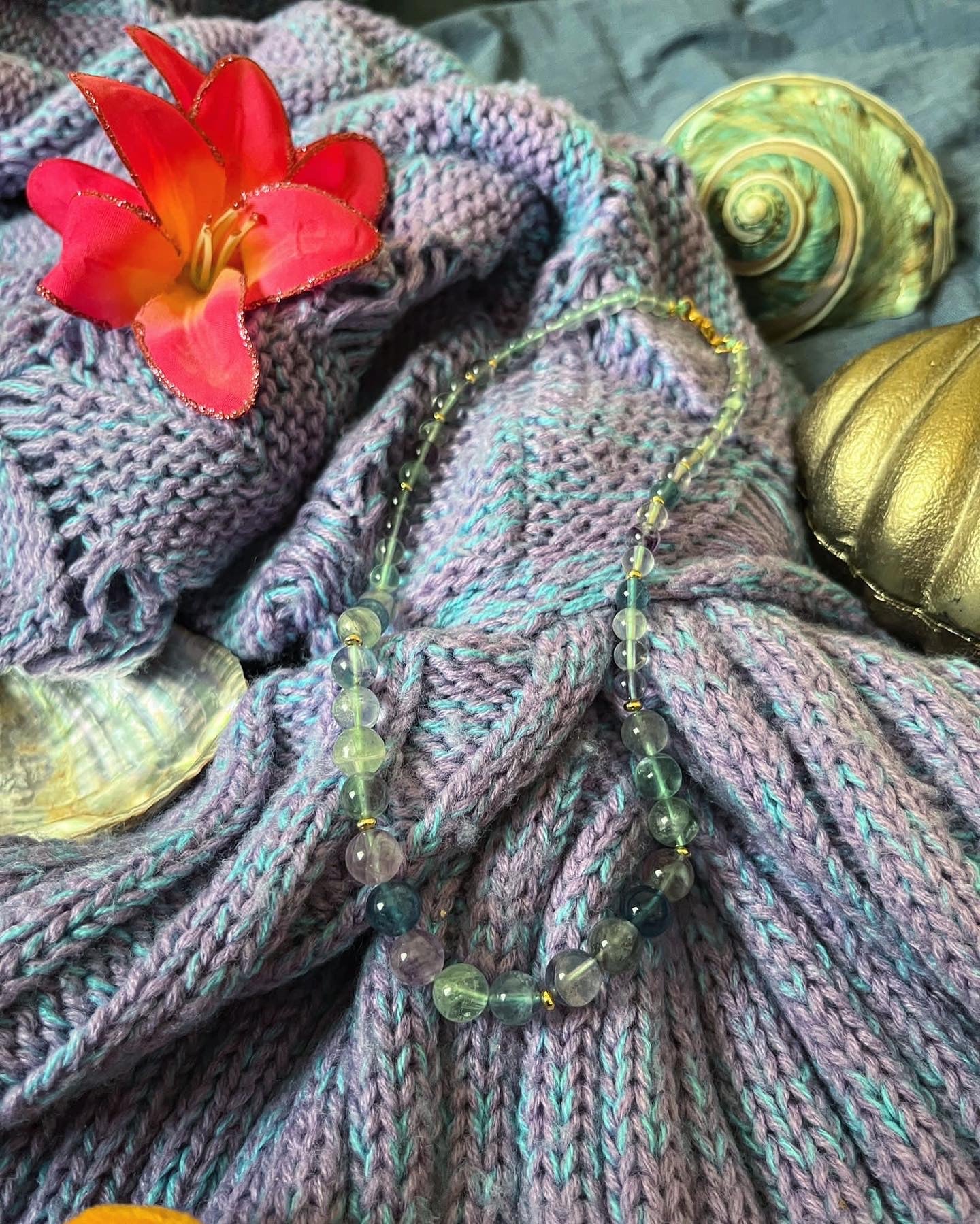 Collier Ariel 💚💜🧜♀️