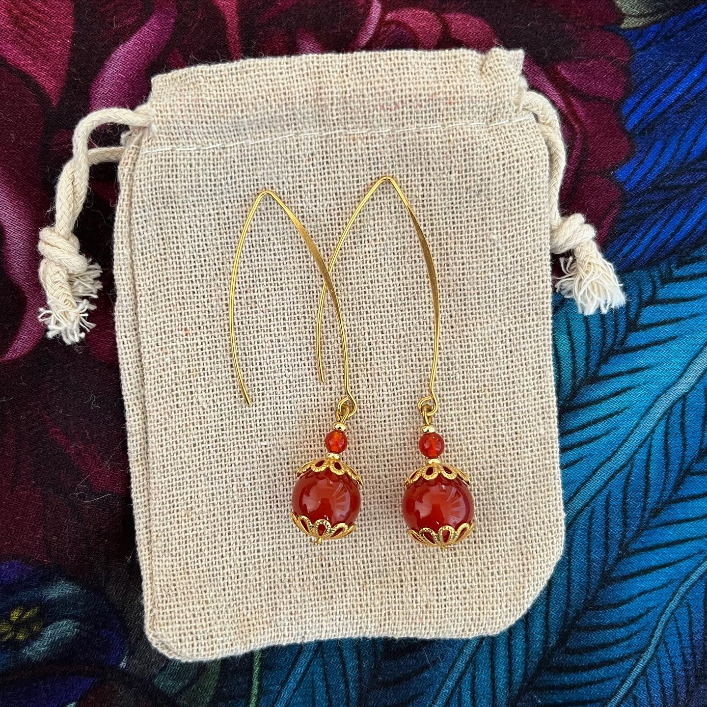 Boucles d'oreilles Soleil d'orient