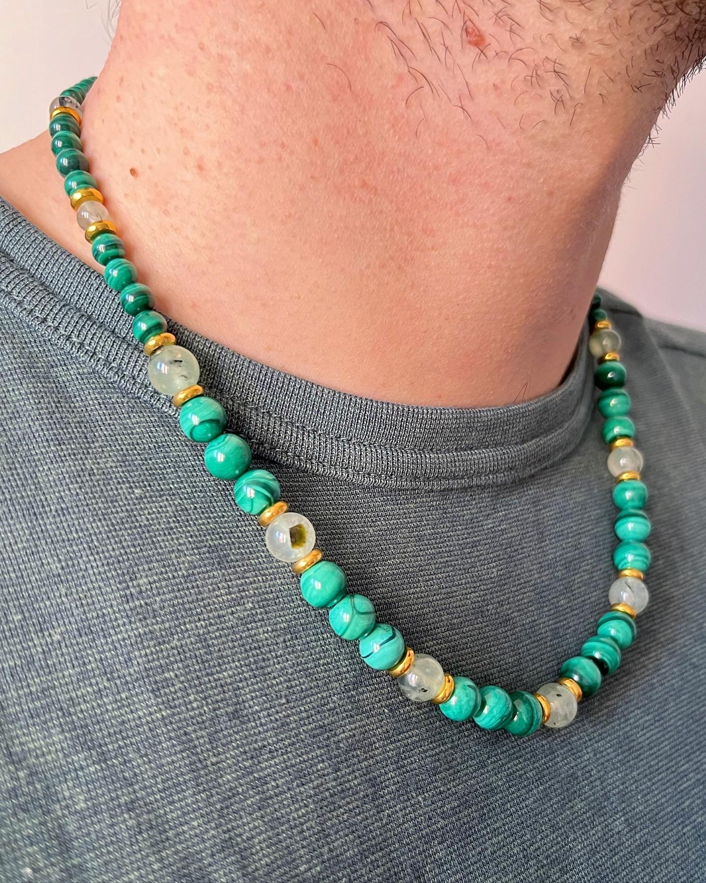 collier masculin Gaïa