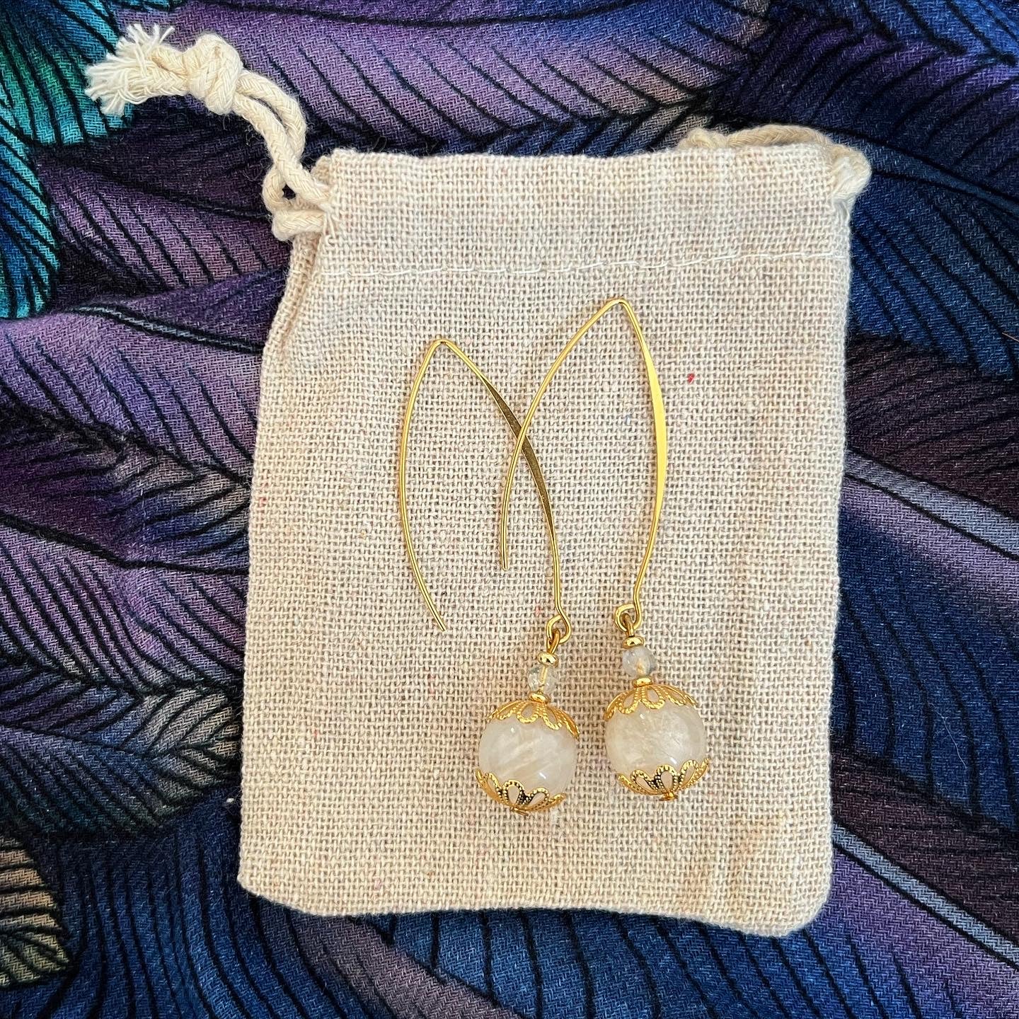 Boucles d'oreilles Soleil d'orient