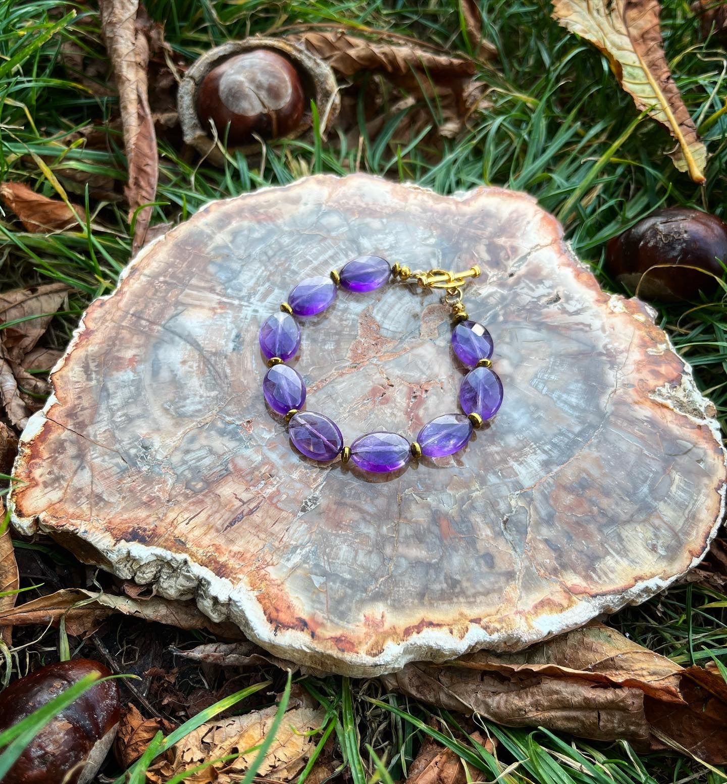 Bracelet tout est féerique en améthyste 💜✨
