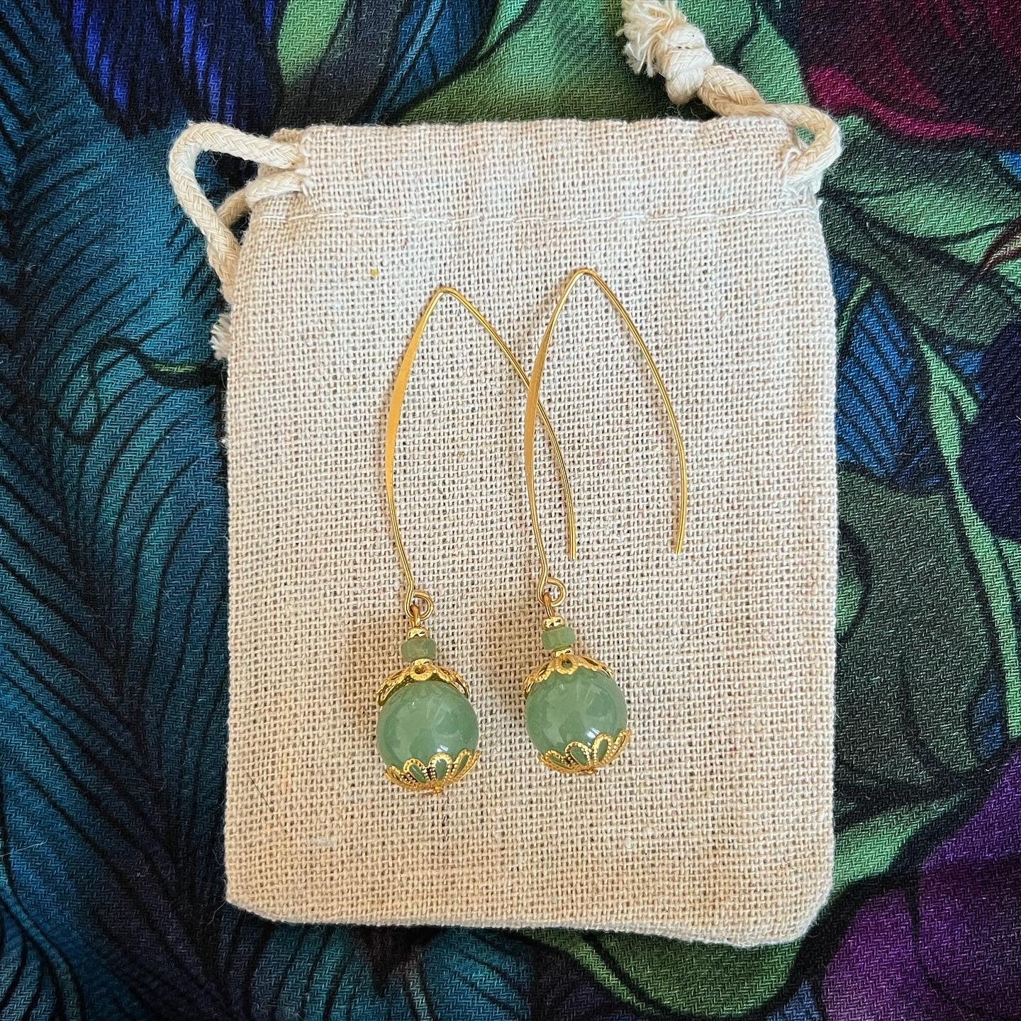 Boucles d'oreilles Soleil d'orient