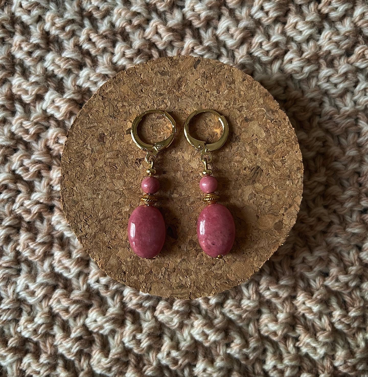 Boucles d'oreilles princesses naturelles