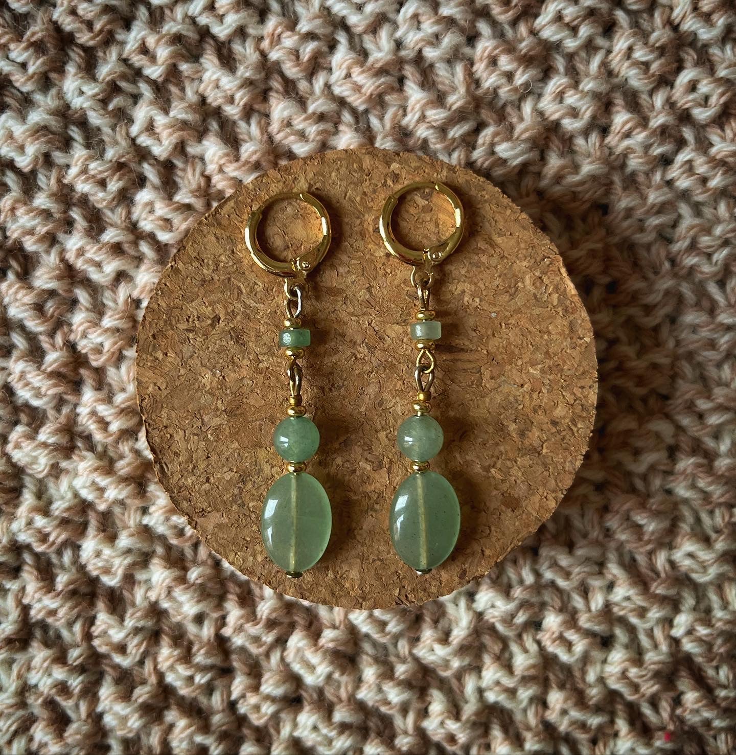 Boucles d'oreilles princesses naturelles