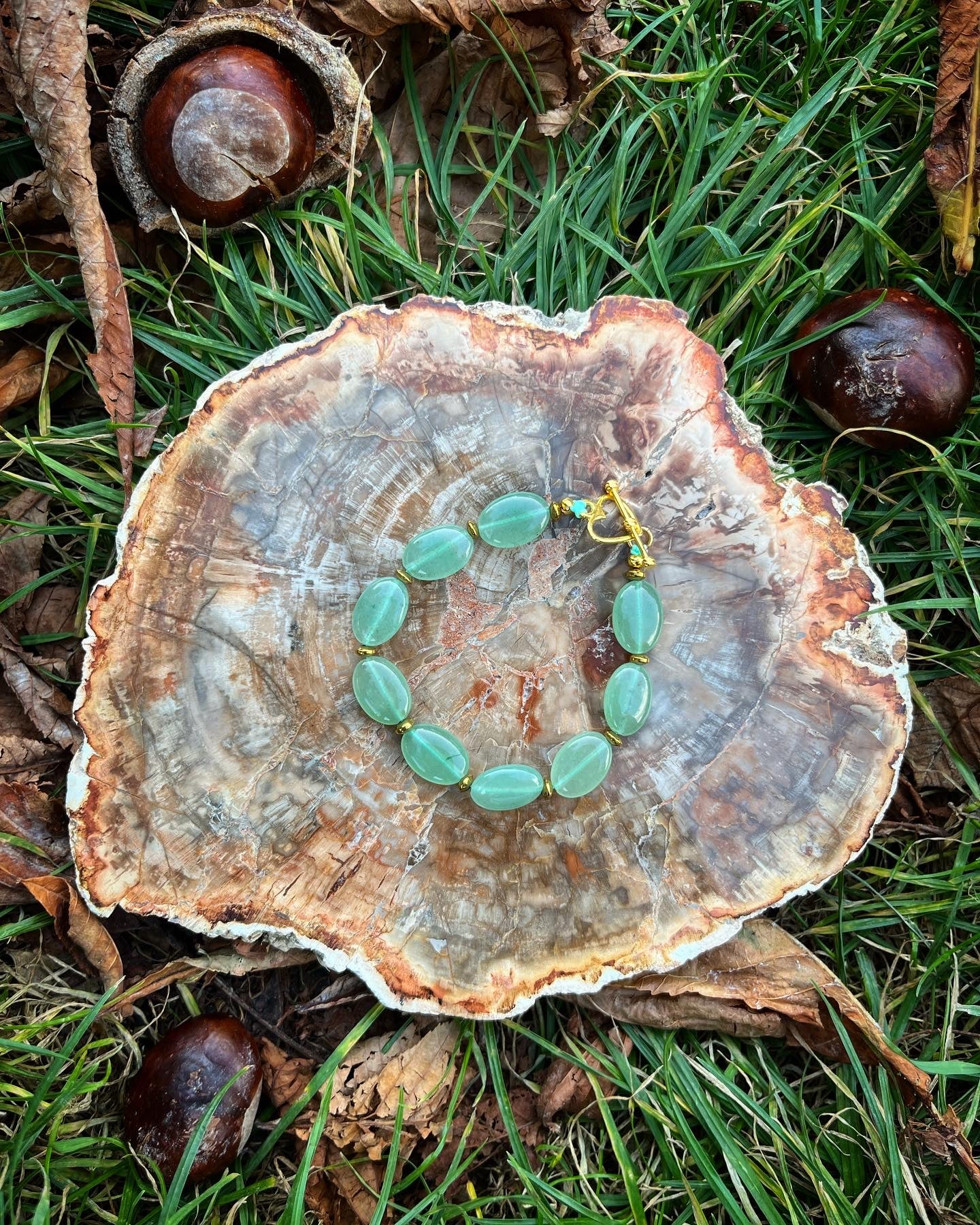 bracelet tout est fĂ©erique en aventurine đâš