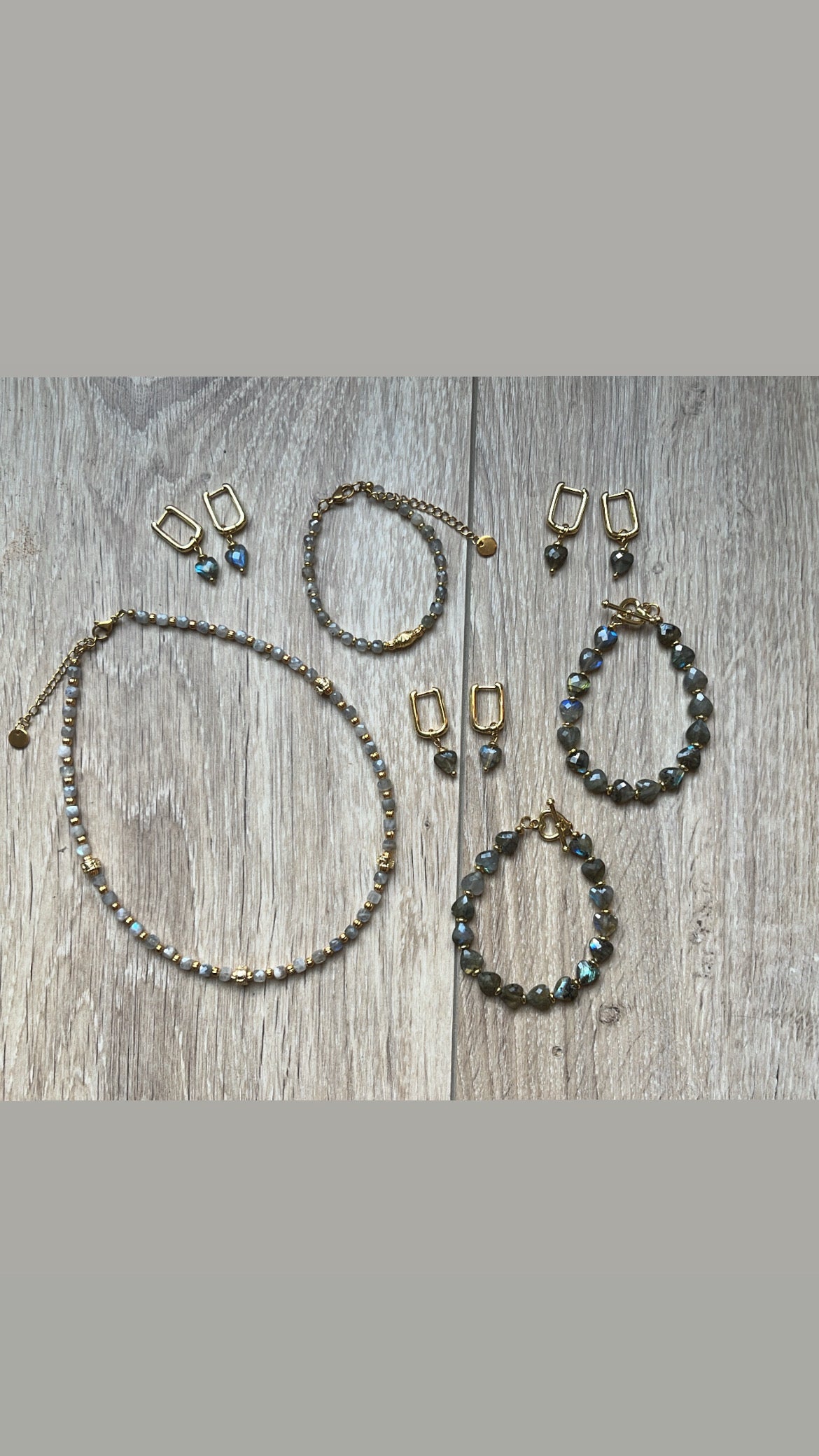 Bracelet précieuse labradorite 🩶✨