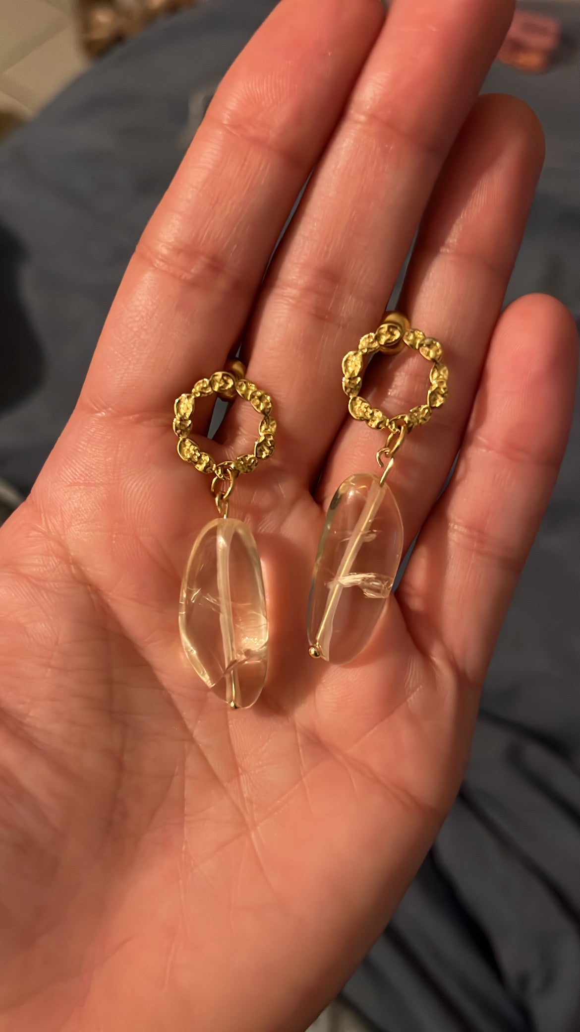 Boucles d’oreilles Zoé 💛✨