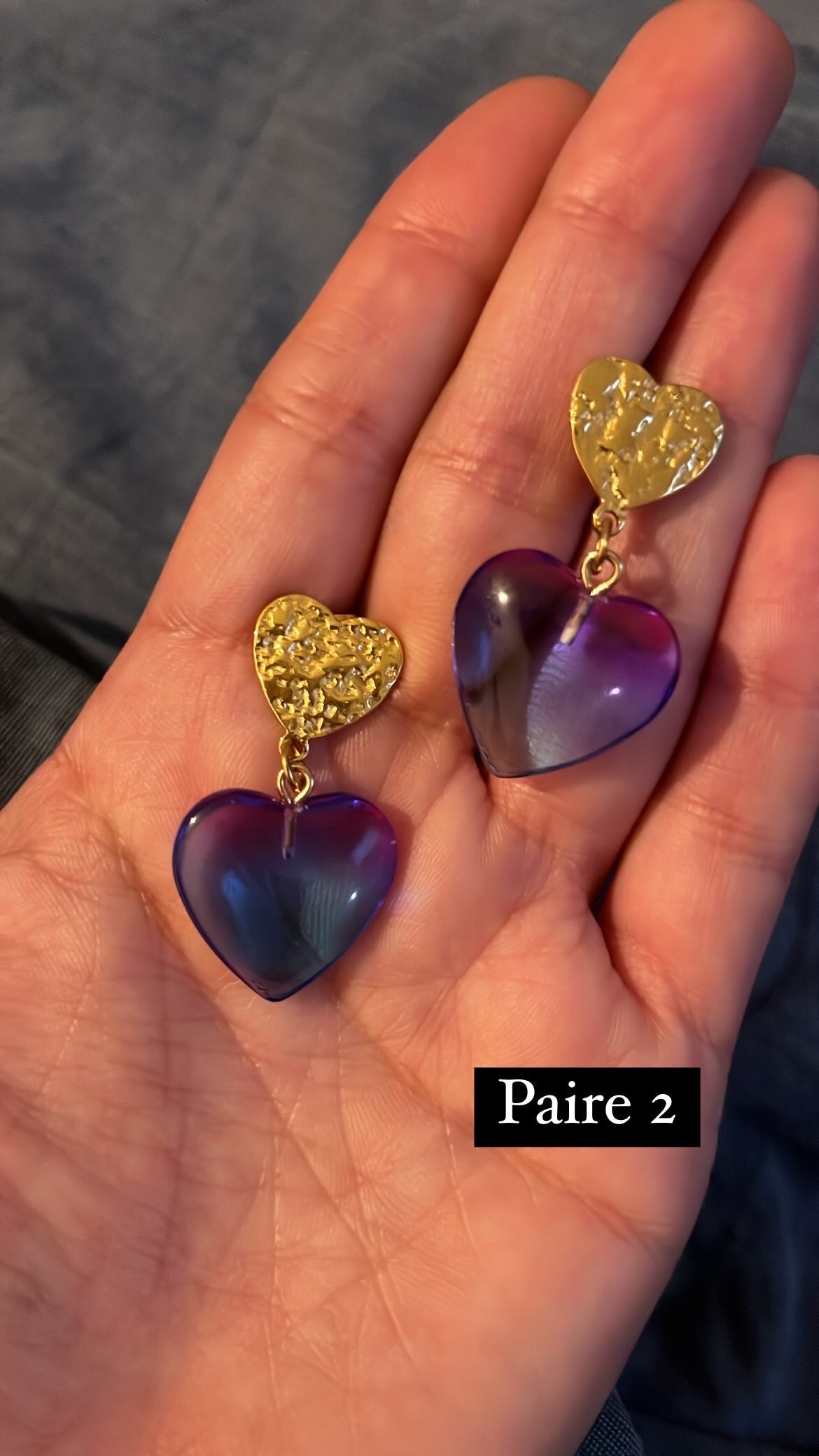 Boucles d’oreilles Cœurs ♥️✨