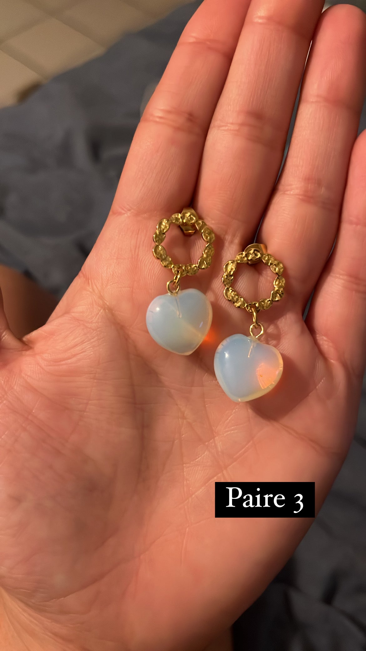 Boucles d’oreilles Cœurs ♥️✨