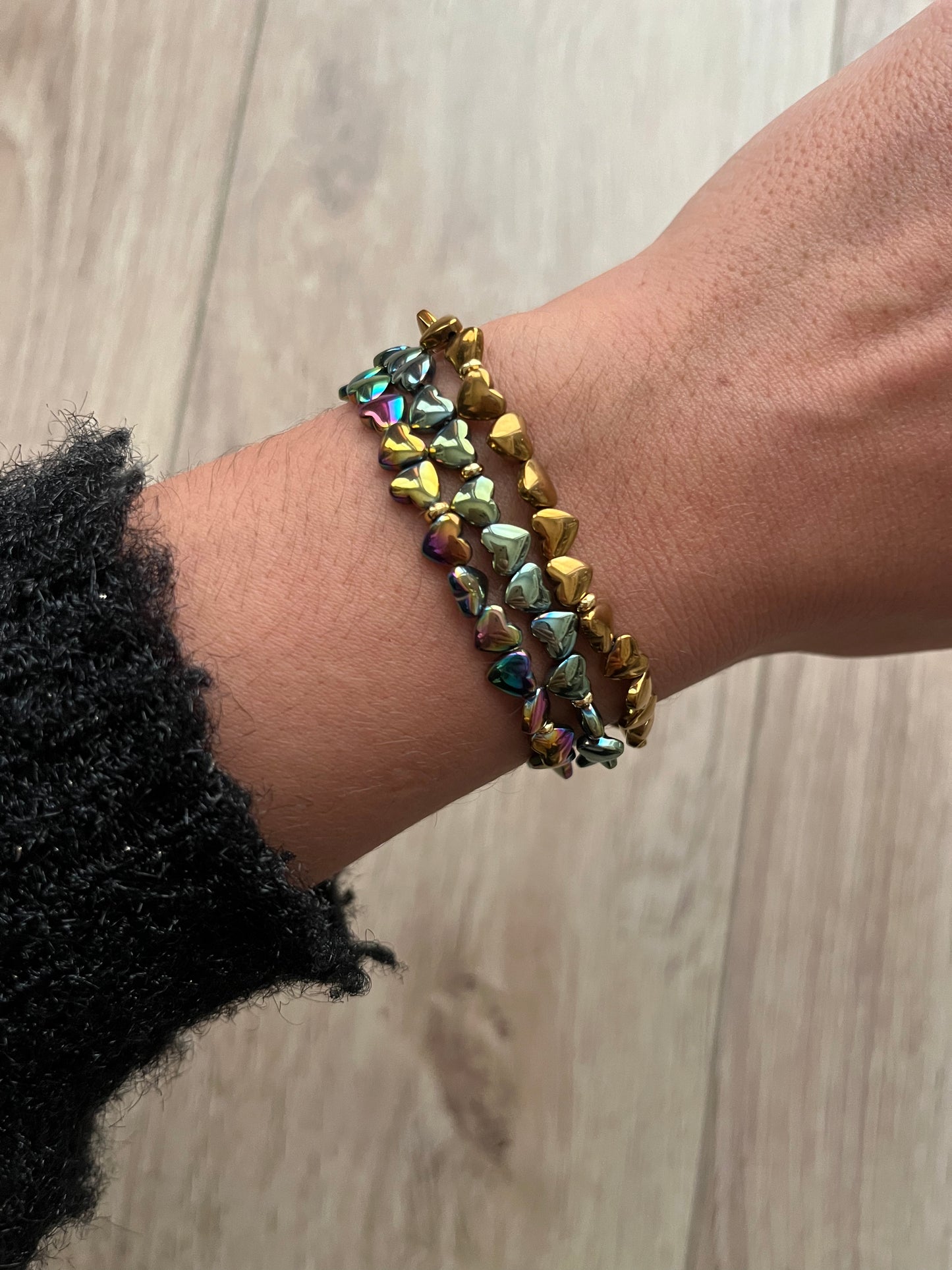 Bracelet Coeurs 90's 🌈