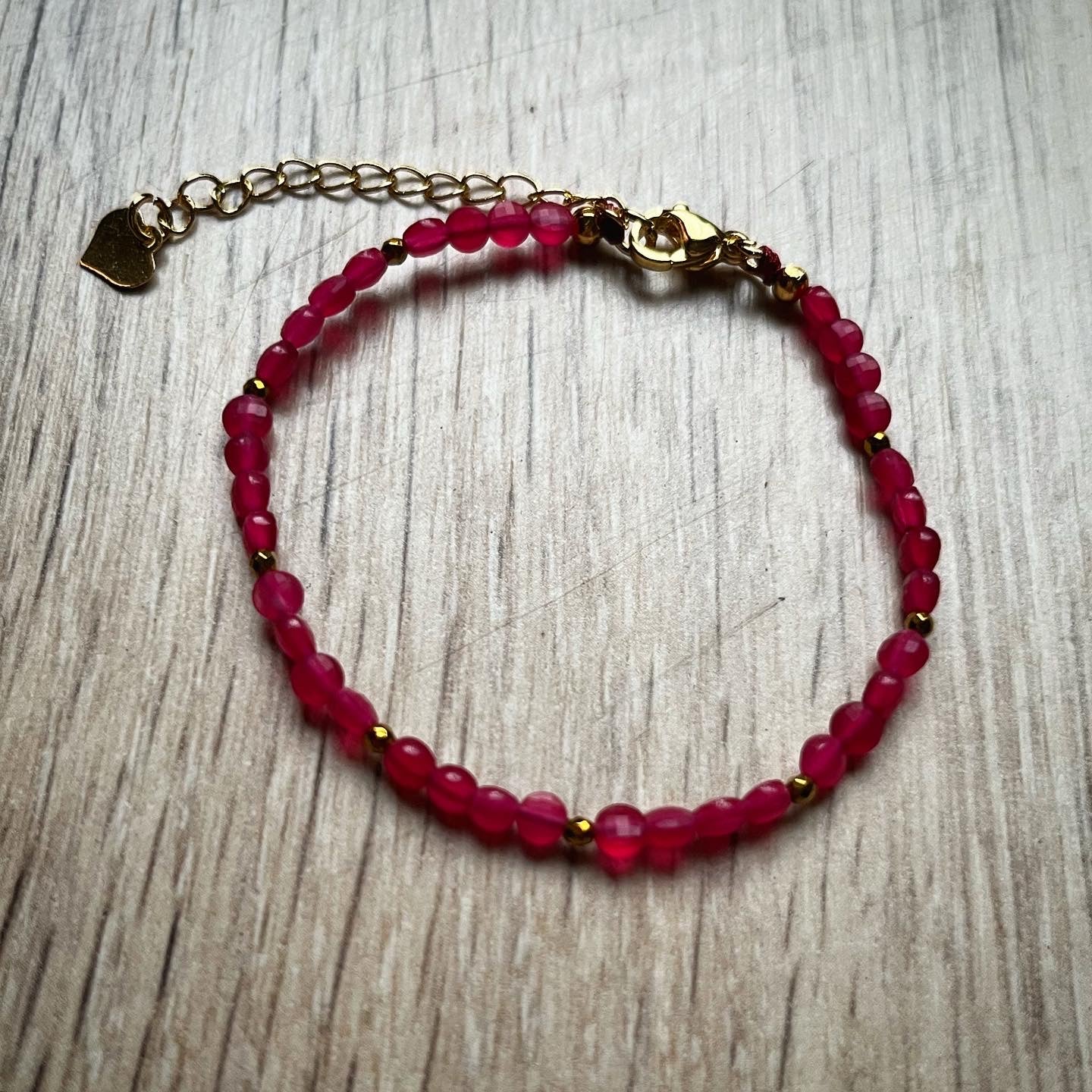 Bracelet licorne de princesse en rubis 🦄❤️