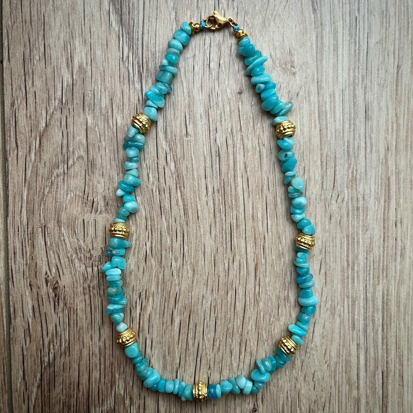 Collier d’été en amazonite 🩵