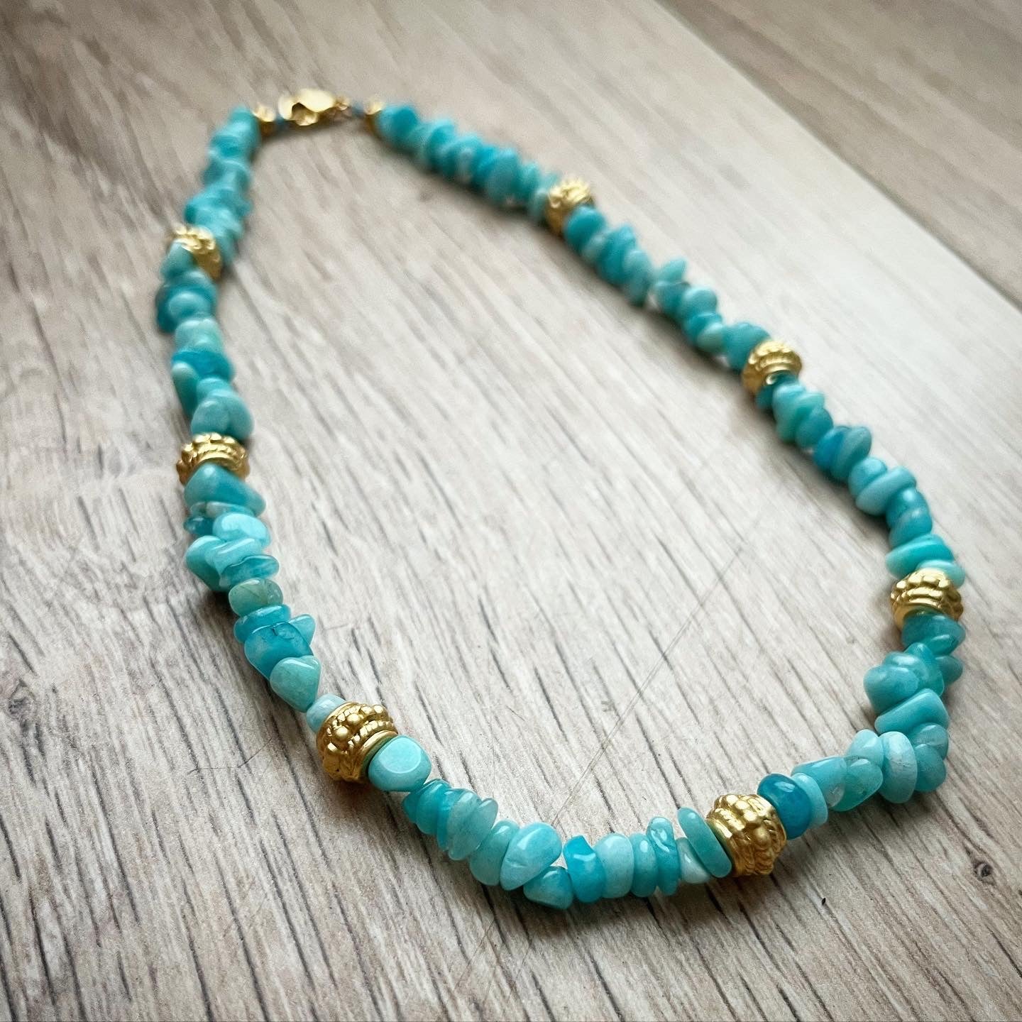 Collier d’été en amazonite 🩵