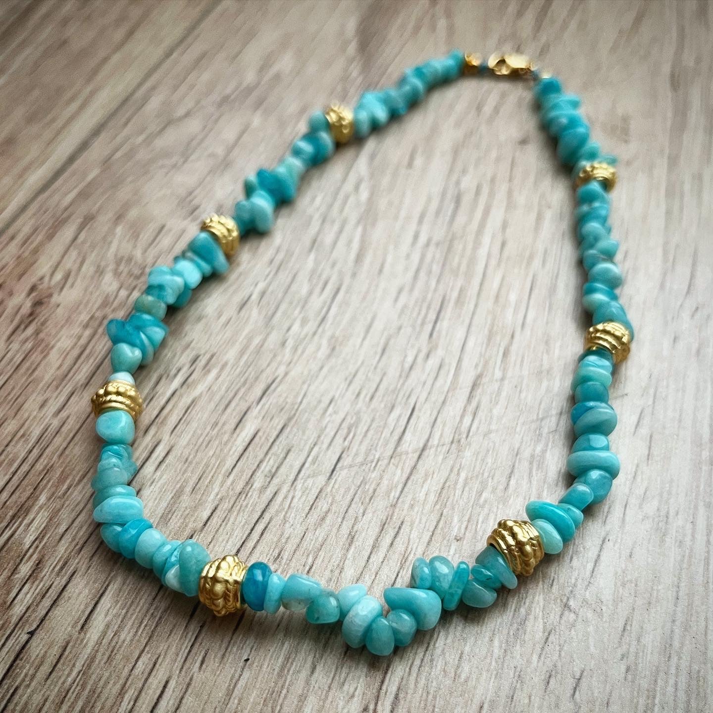 Collier d’été en amazonite 🩵