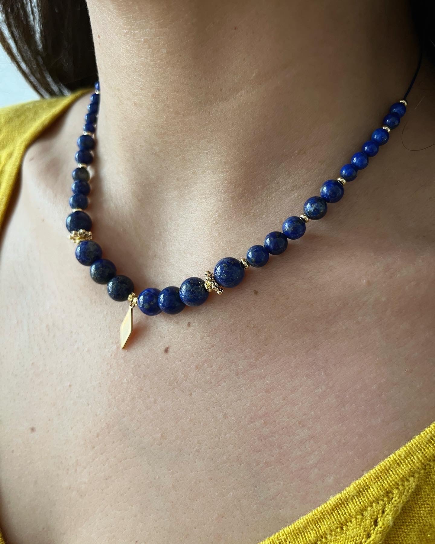 Collier Néfertiti en lapis-lazuli 💙