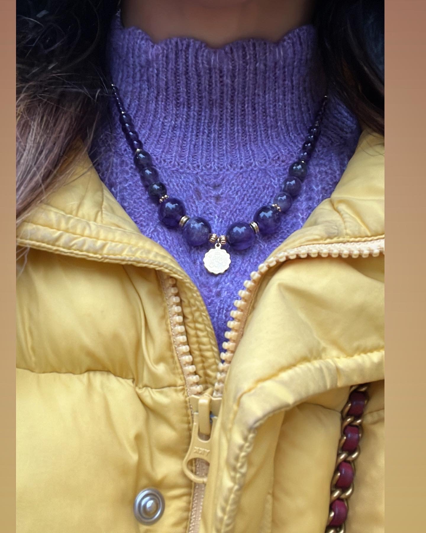 Collier astro magnétique lâcher prise 💜🌕