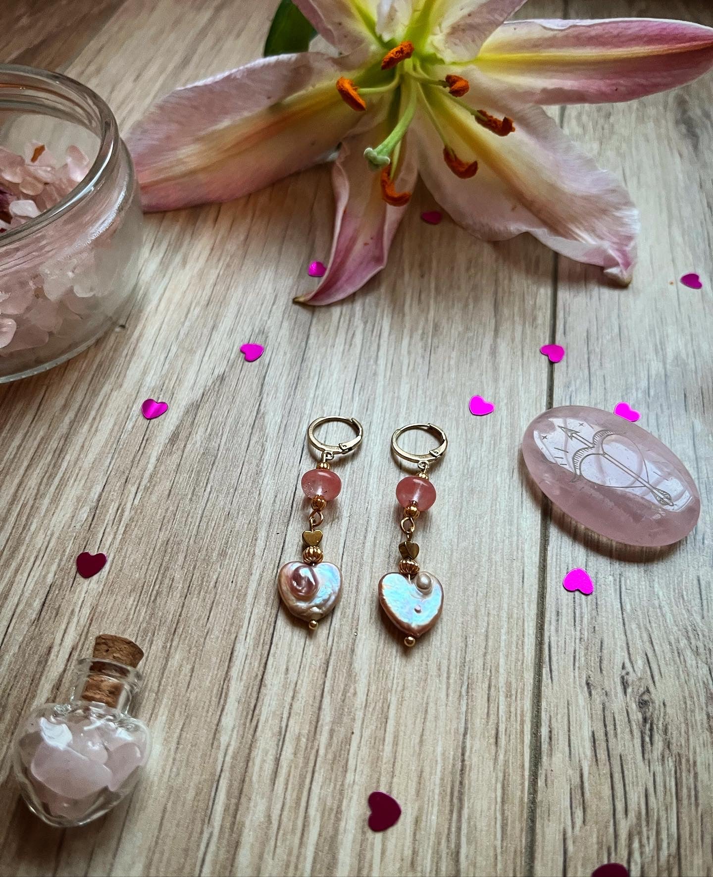 Boucles d’oreilles princesse Valentina 💗✨