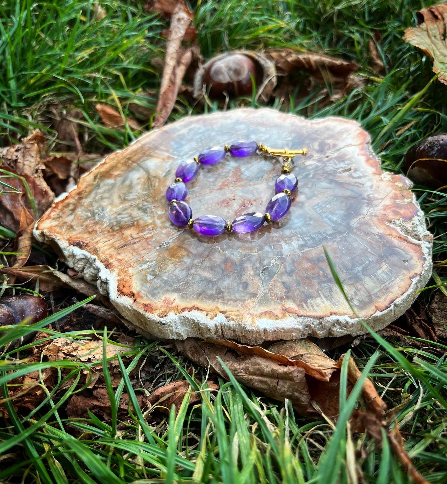 Bracelet tout est féerique en améthyste 💜✨