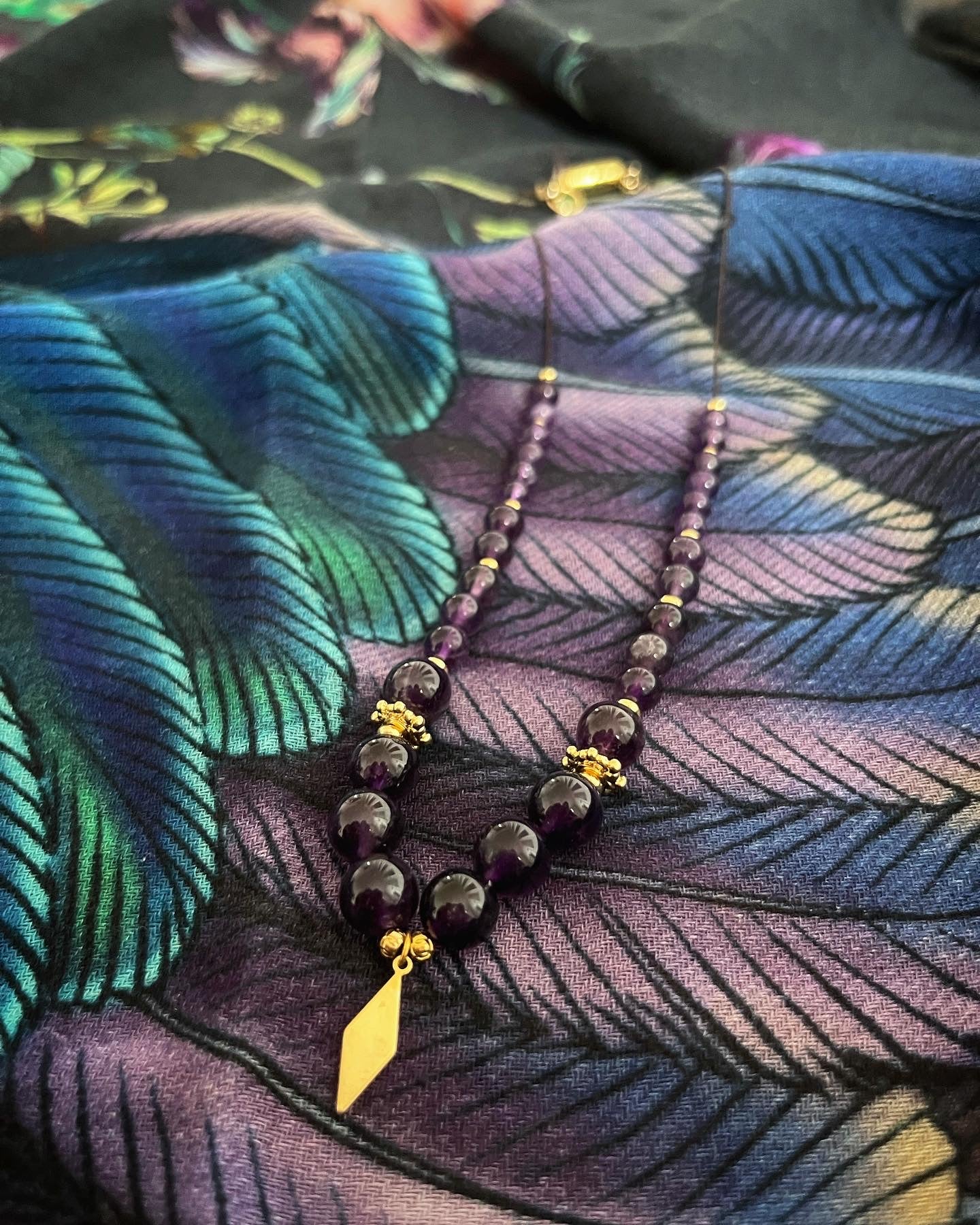 collier Néfertiti en Améthyste 💜