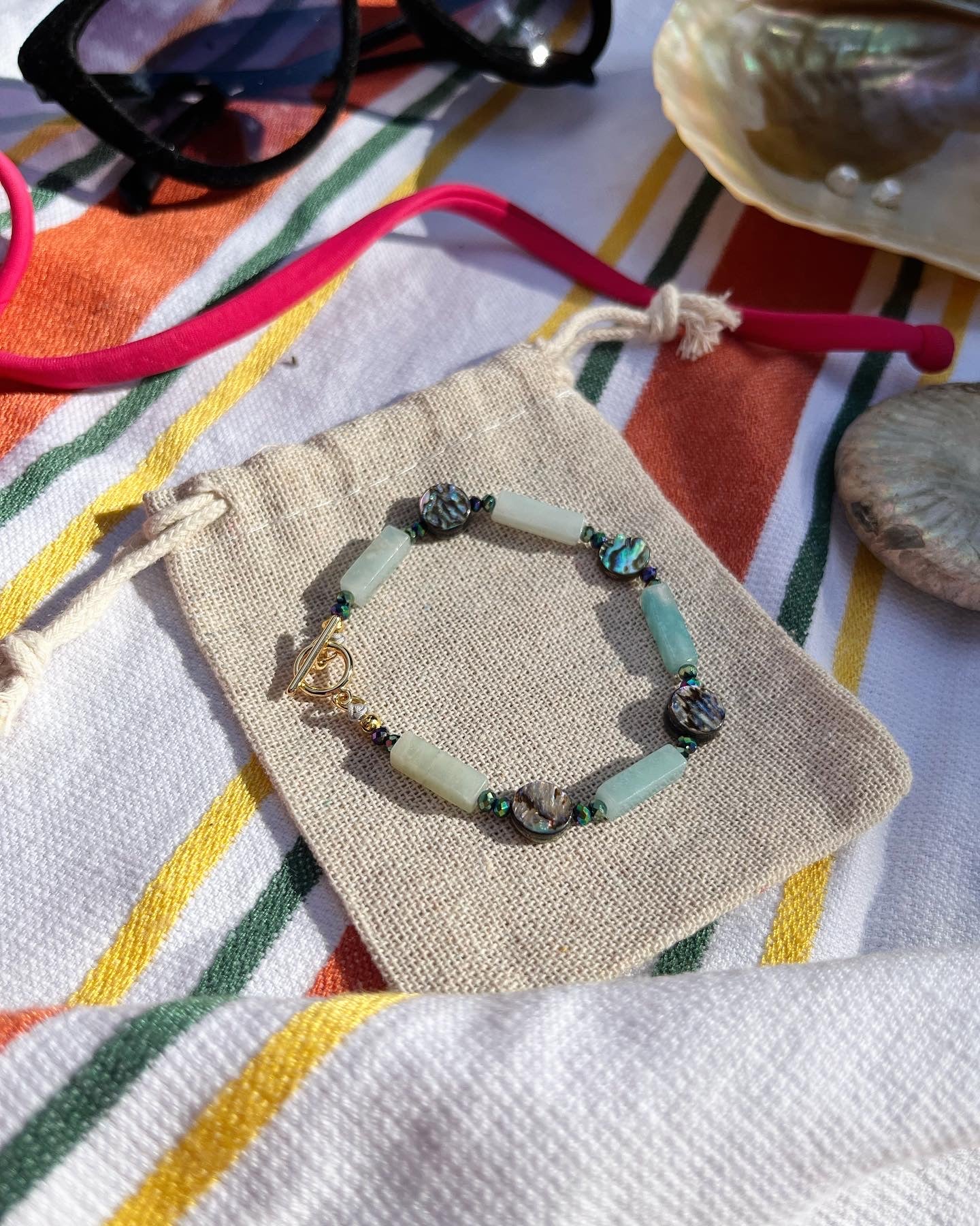 Bracelet Sirène Amazonite 🧜‍♀️💙