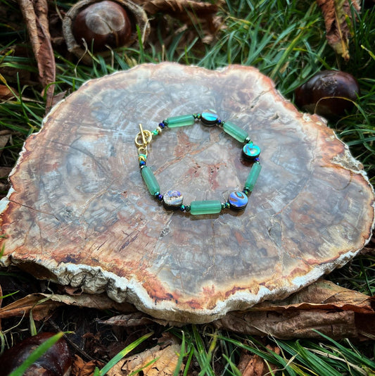 bracelet Sirène en aventurine 🧜♀️💚