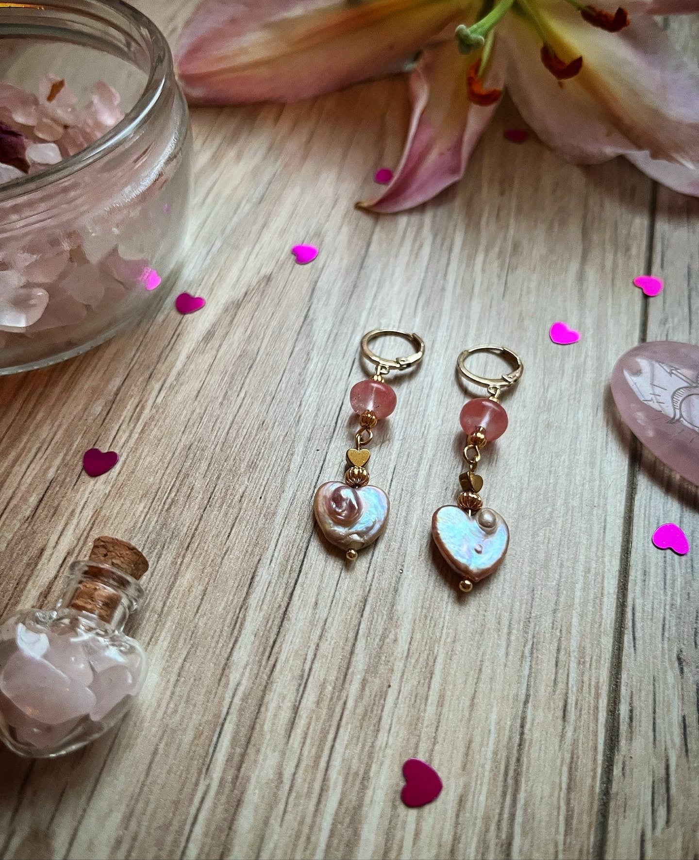 Boucles d’oreilles princesse Valentina 💗✨