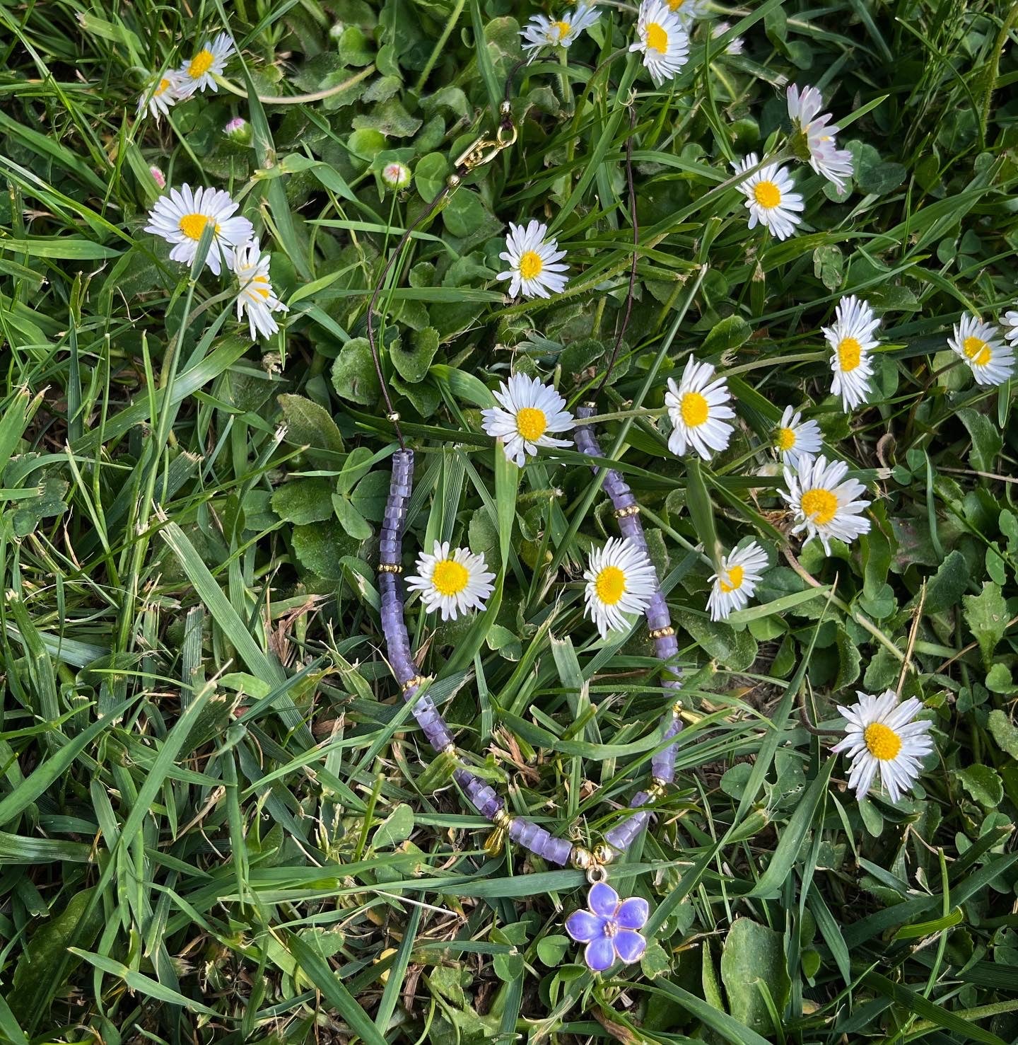 collier printemps en améthyste 🌼💜