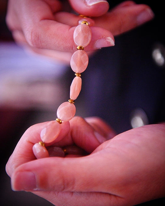 Bracelet tout est féerique en pierre de soleil 🧡✨