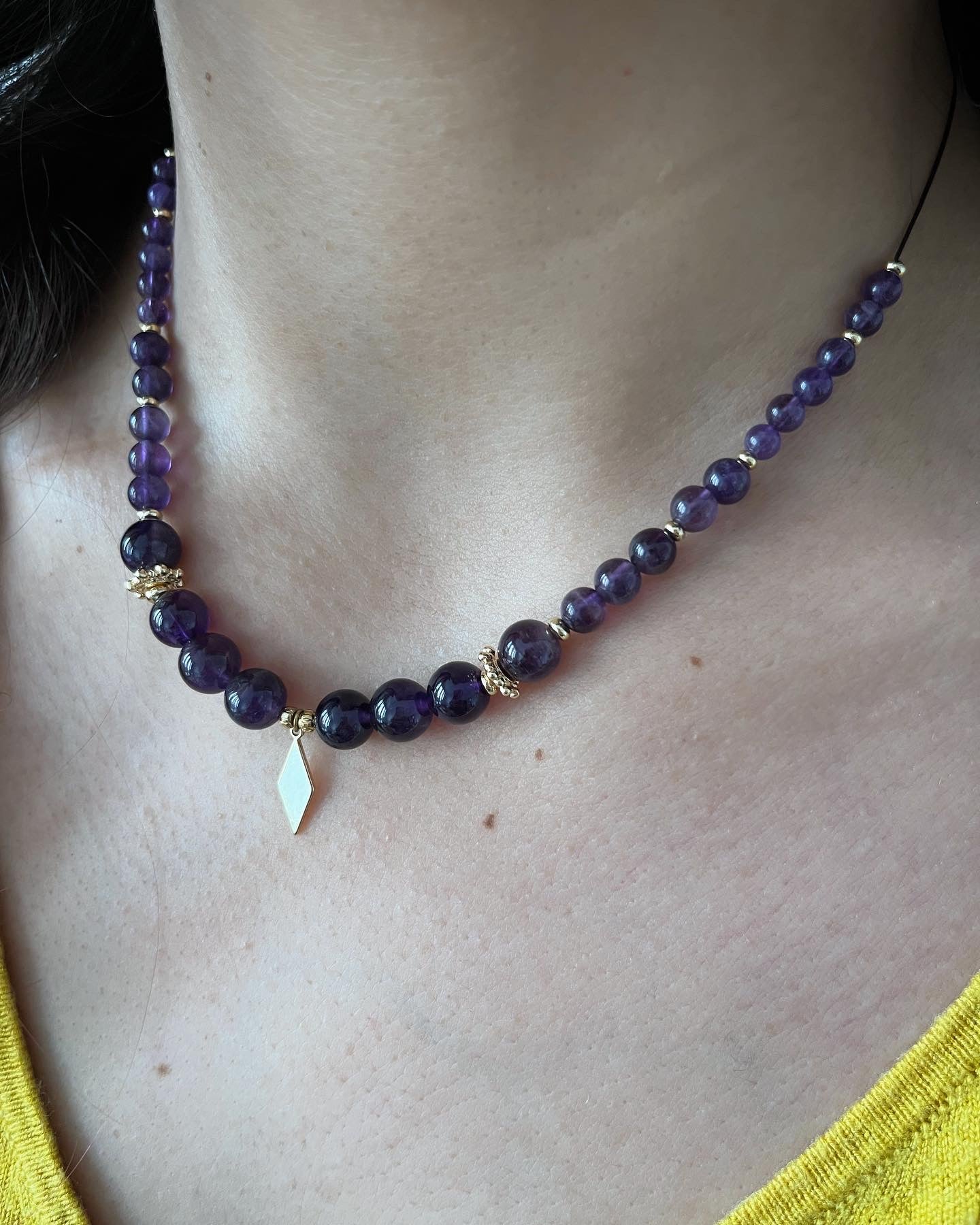 collier Néfertiti en Améthyste 💜